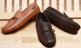 Men's Canoe Sole Moccasins USA Footskins.