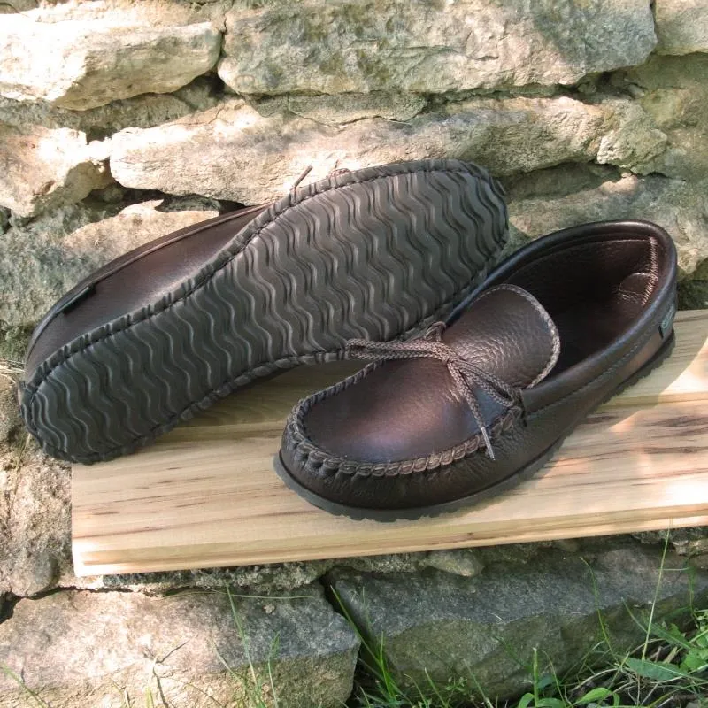 Men's Deerskin Moccasins with Cushion-Flex - Item 475-CFS