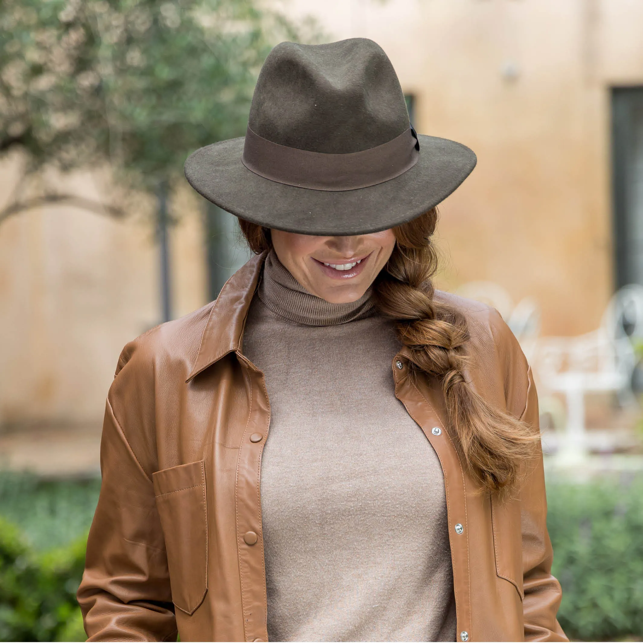 Men's Fedora Hat in Boston.