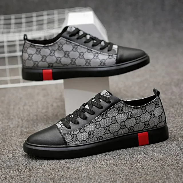 Men's High Quality Casual Shoes Skate Sneakers Leather L...