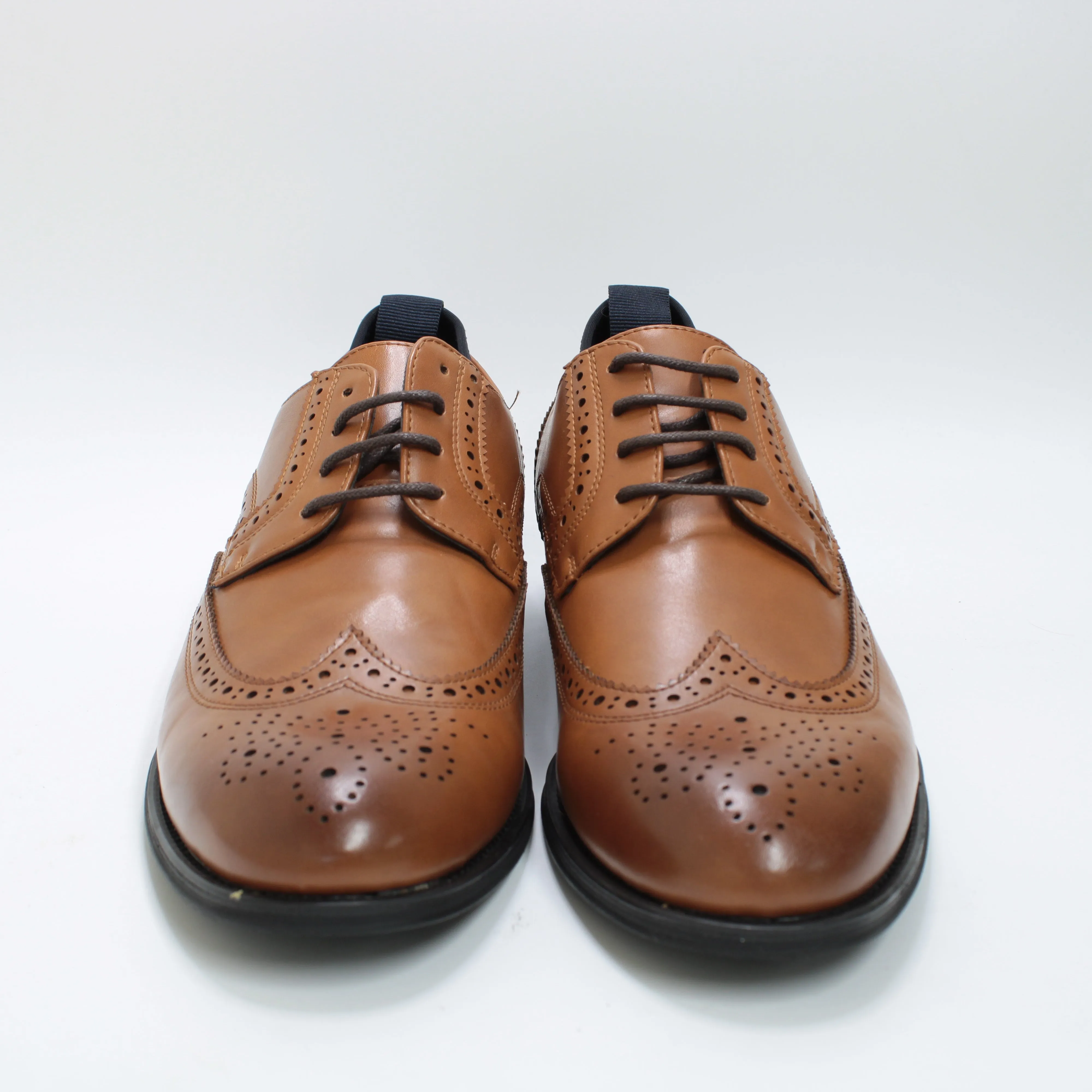 Mens Office Montgomery Brogue Derby Shoes Tan - Tan Mens Brogue Derby Shoes