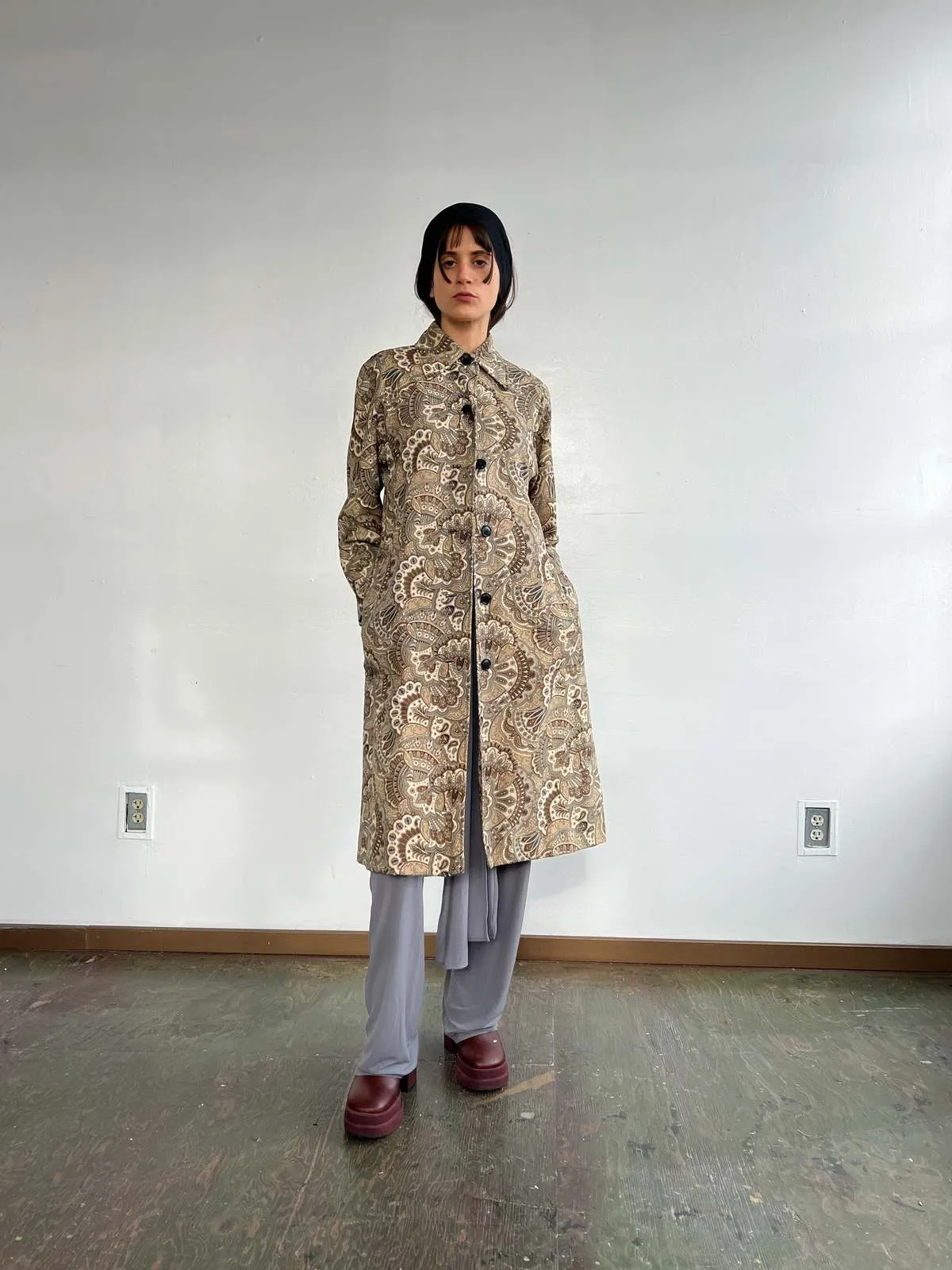 Mod Paisley Overcoat