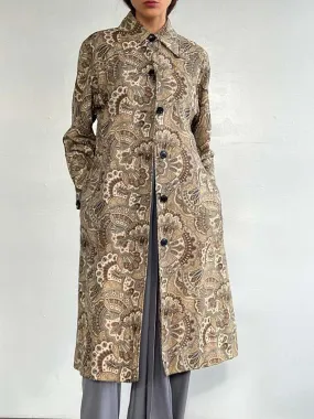 Mod Paisley Overcoat