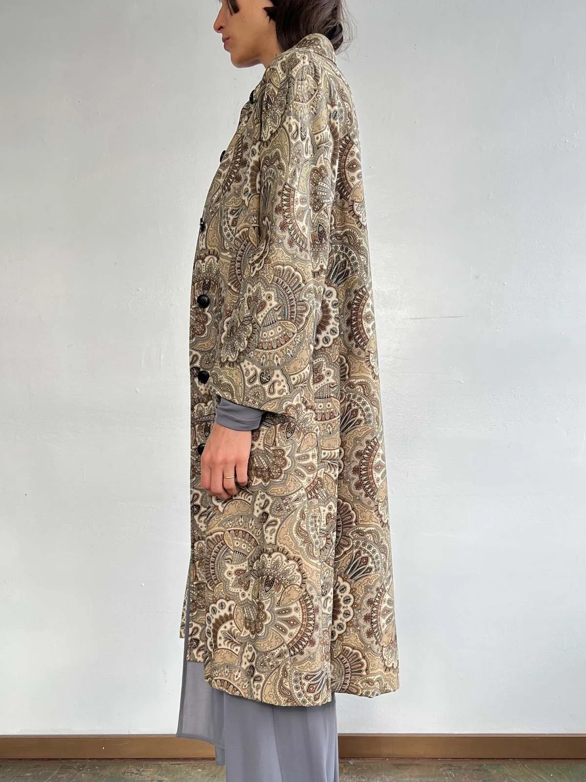 Mod Paisley Overcoat