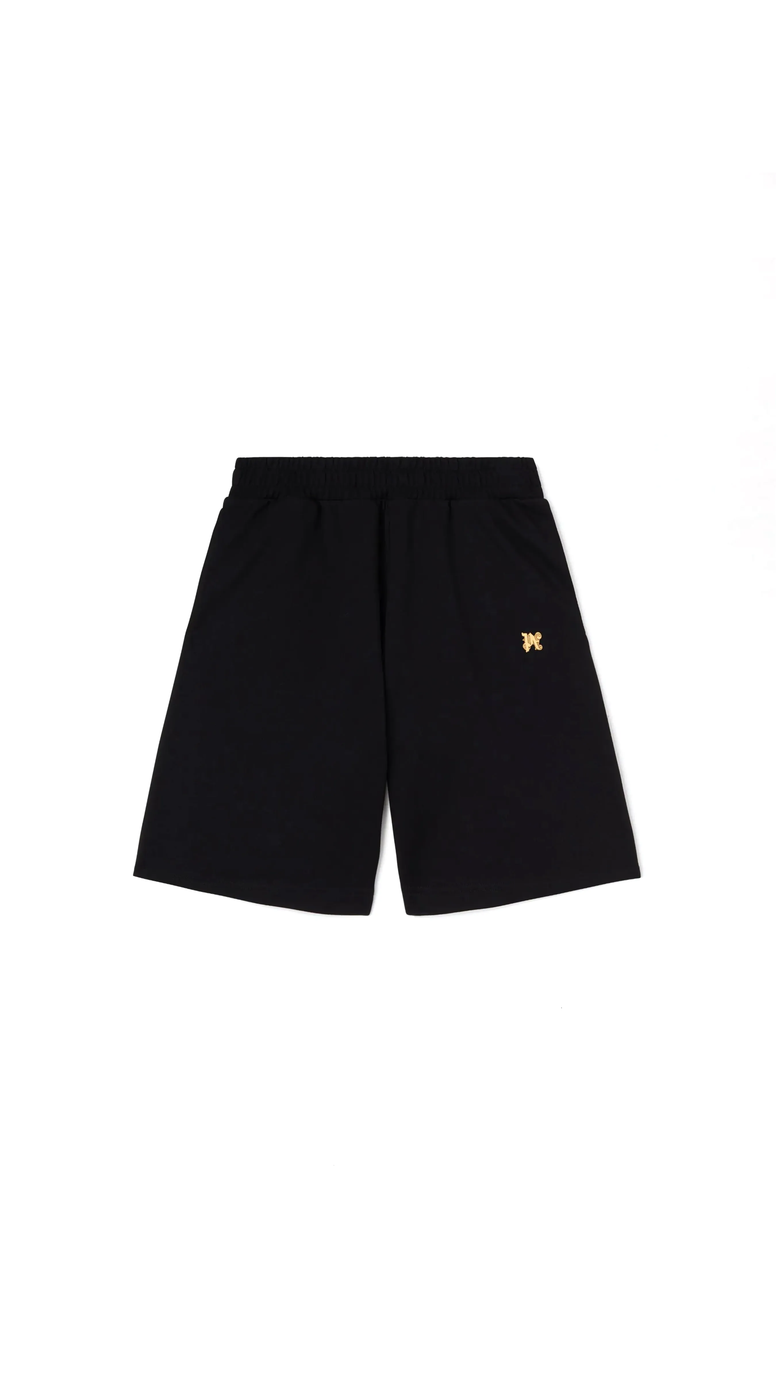 Monogram Black Sweatshort Pin Shorts