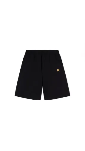 Monogram Black Sweatshort Pin Shorts