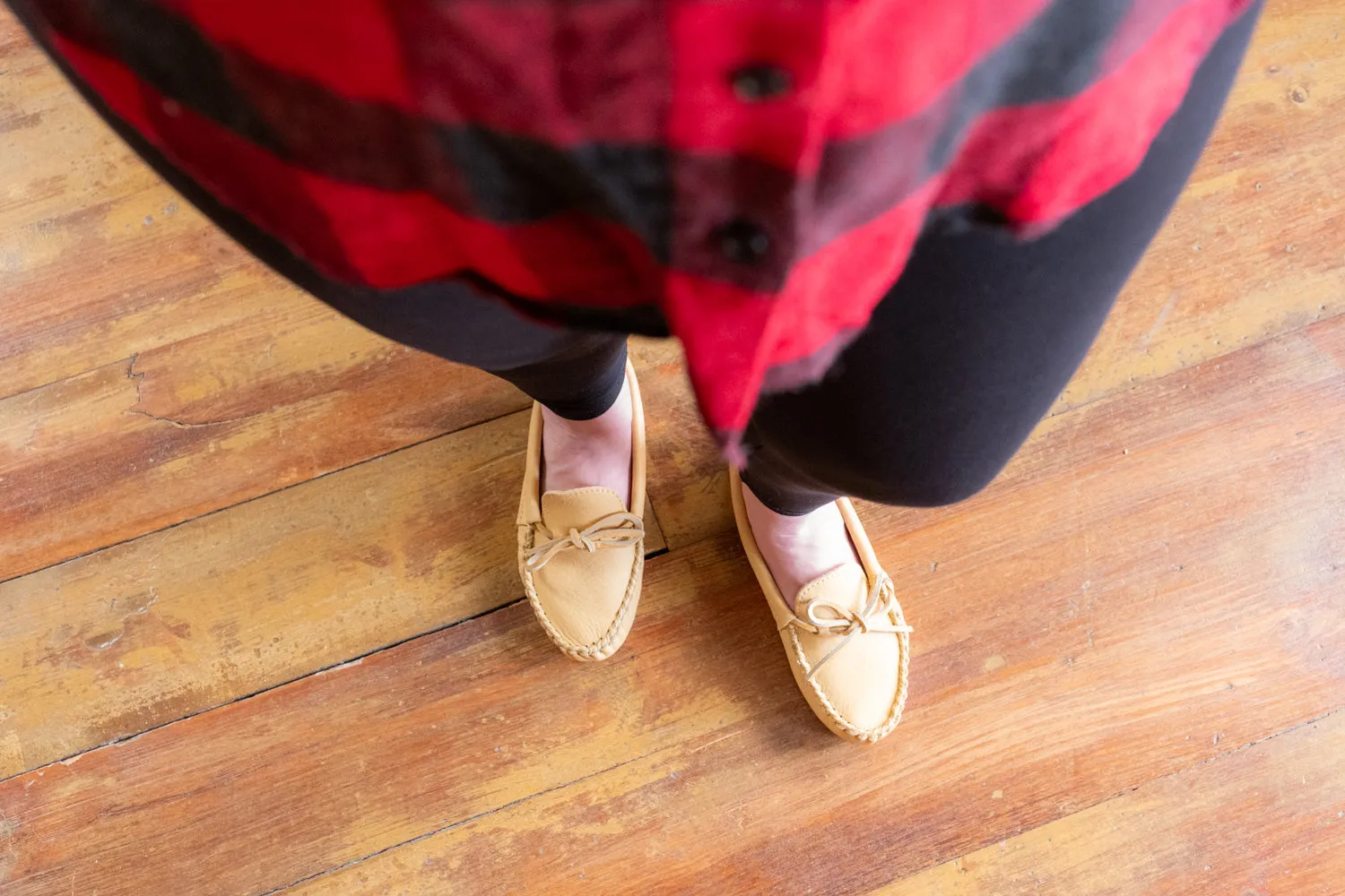 Moosehide Leather Moccasins for Women