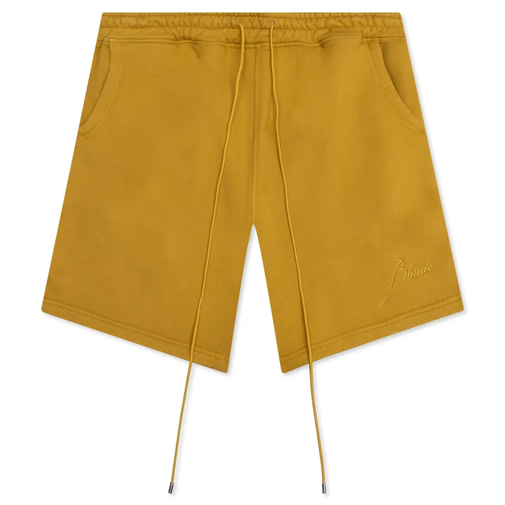 Mustard Sweatshorts