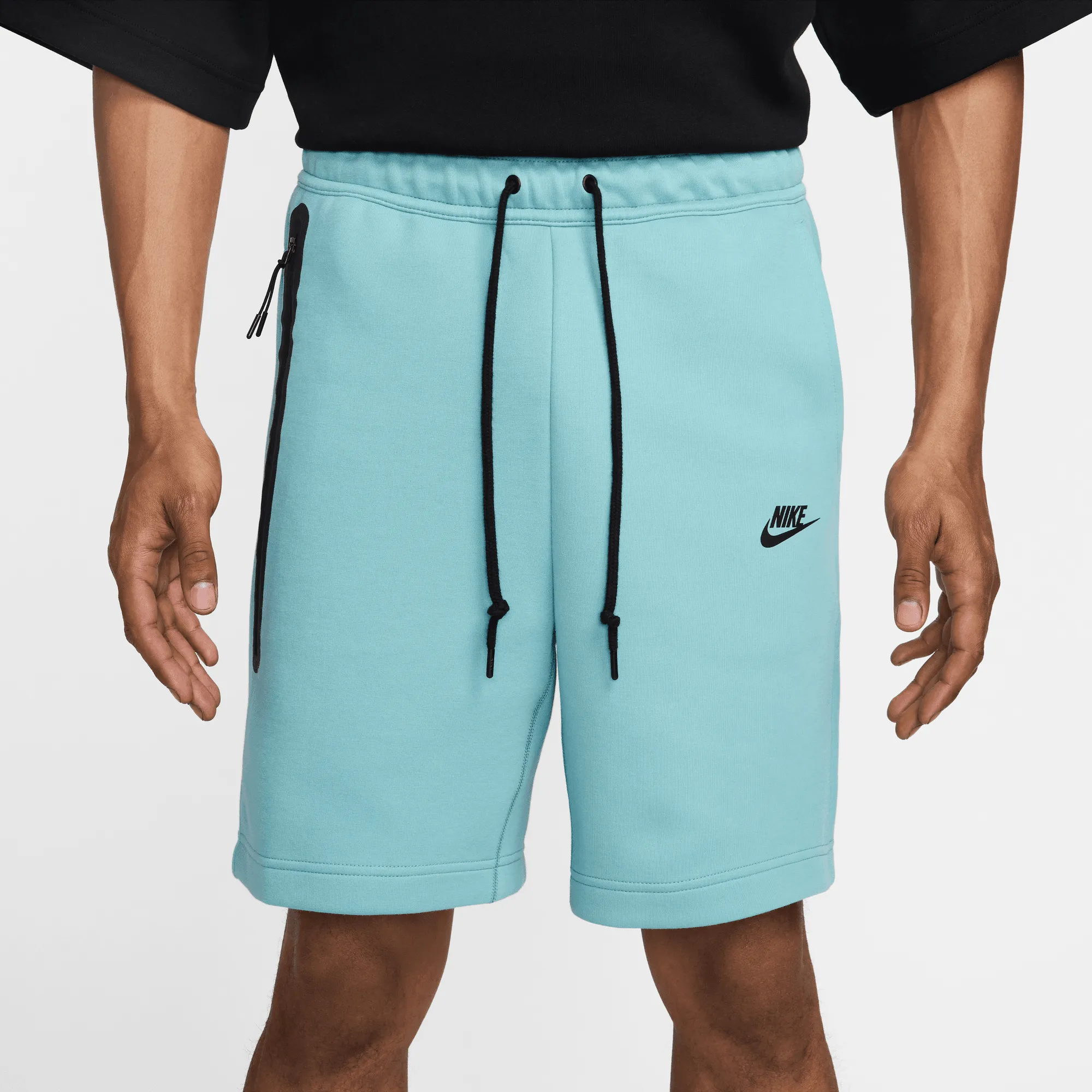 Nike Sportswear Denim Turq Blue Tech Fleece Shorts