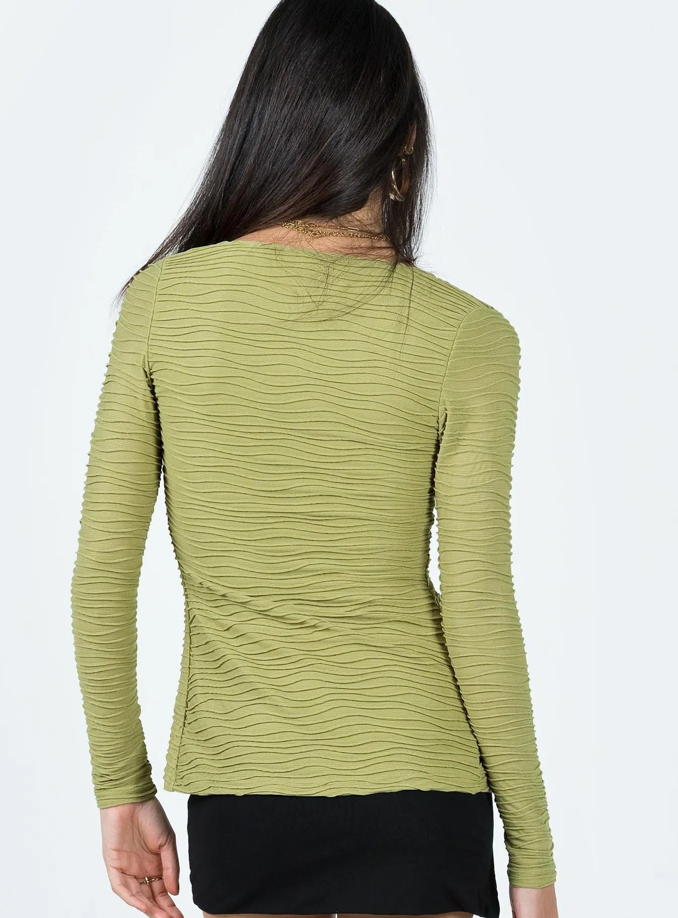 Nowell Long Sleeve Top Green