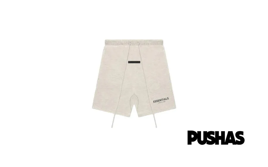 'Off-White Oatmeal' Sweat Shorts - Essential Fashion