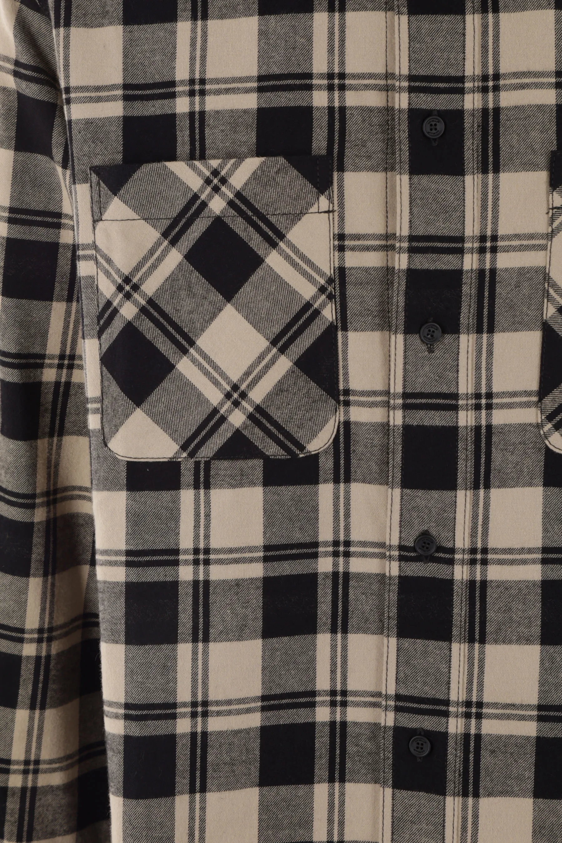 Off-White  |Other Plaid Patterns Street Style Long Sleeves Plain Logo