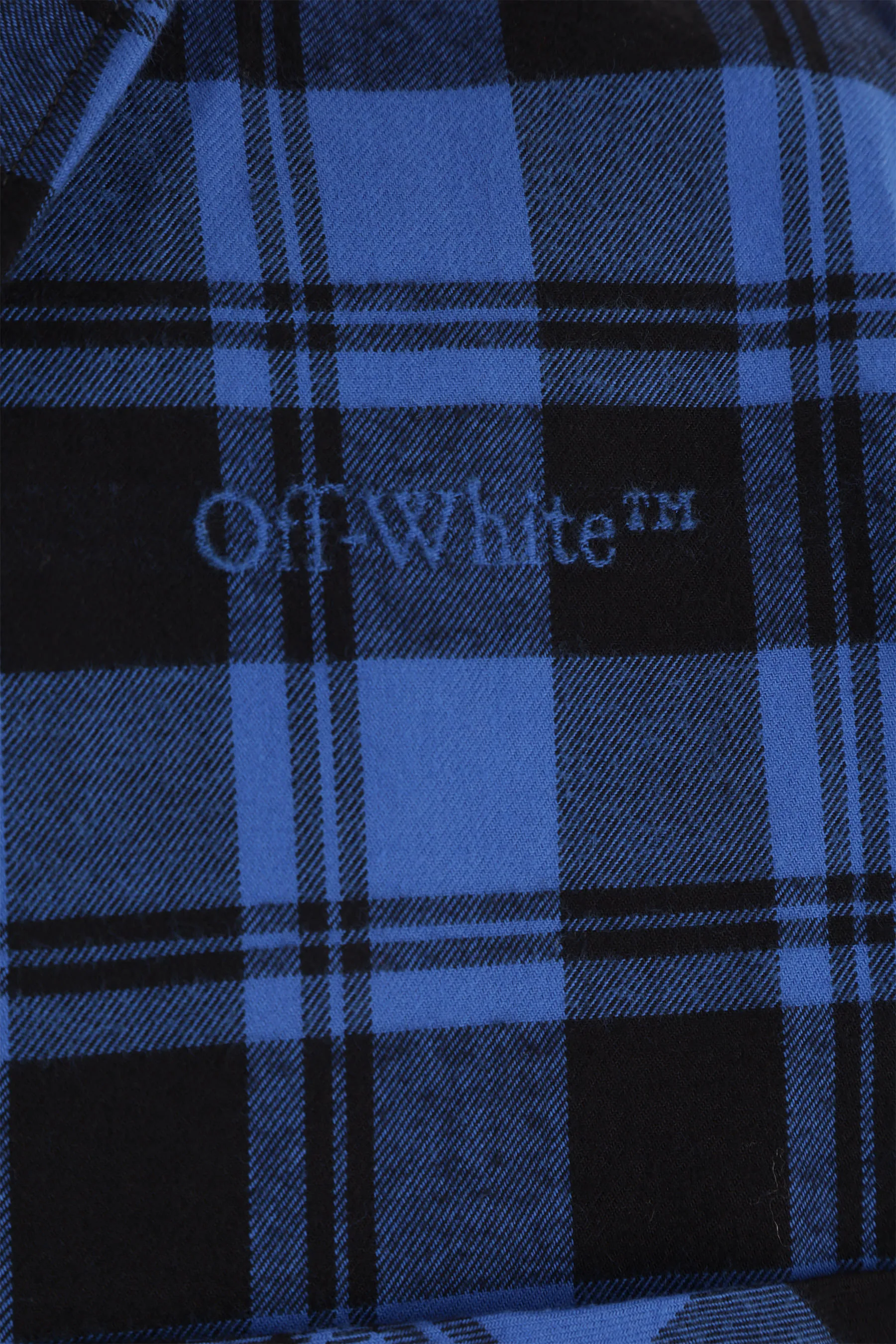 Off-White  |Other Plaid Patterns Street Style Long Sleeves Plain Logo