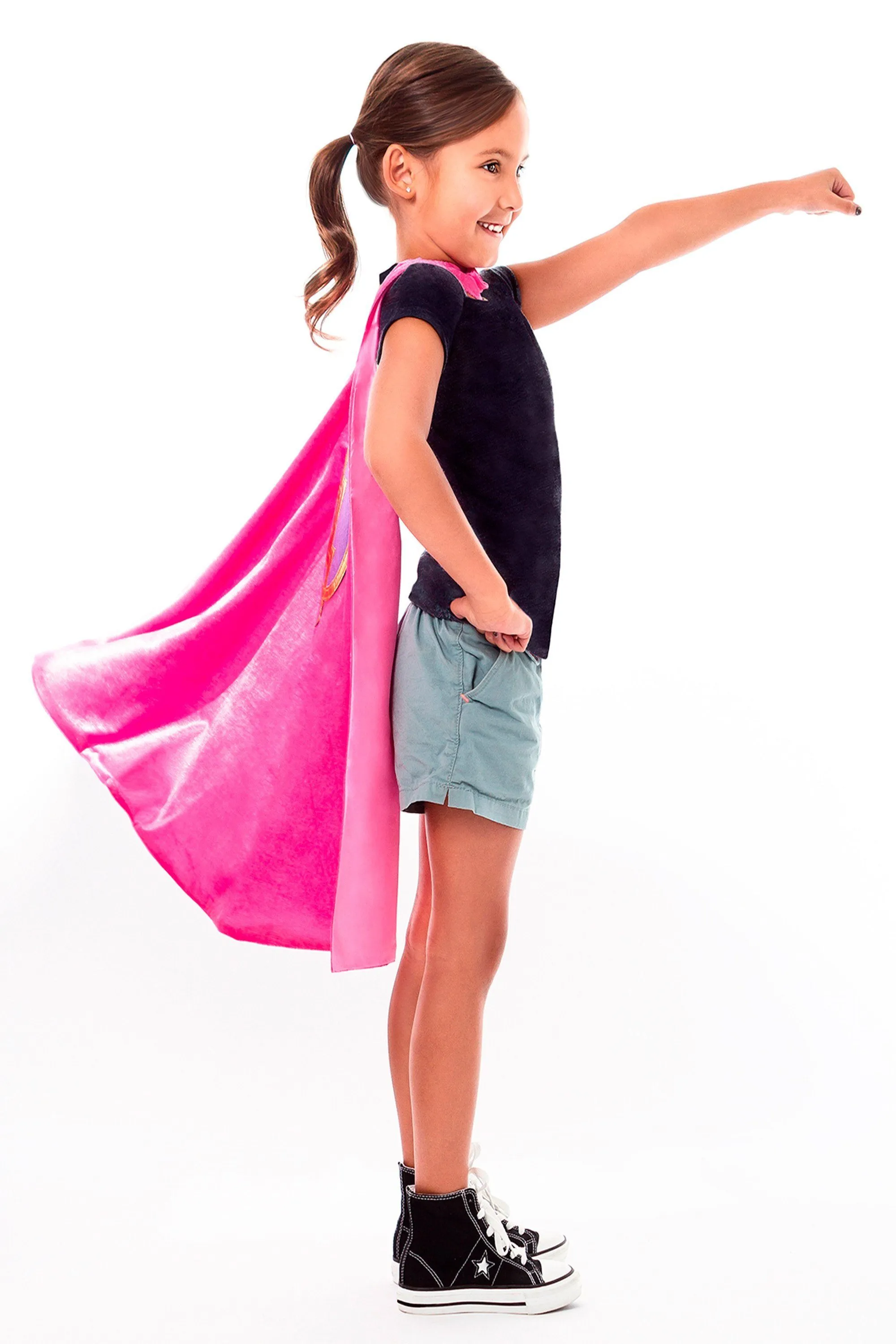 Pink Hero Cape & Mask Set