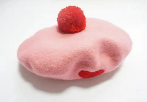 Pink Love Beret BY51027