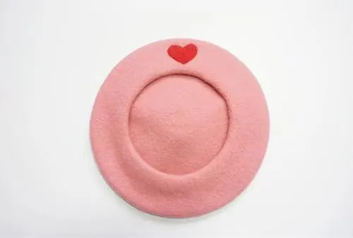 Pink Love Beret BY51027