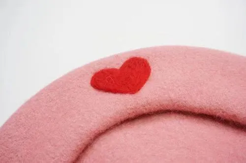 Pink Love Beret BY51027