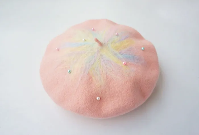 Pink Pearl Beret - BY51029 for Women - Stylish and Trendy