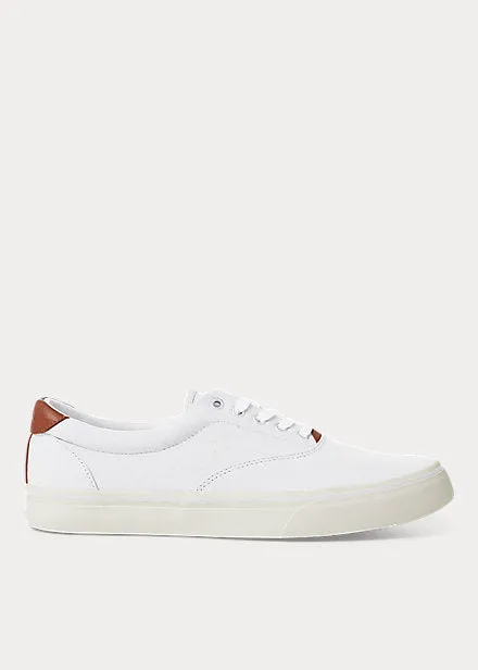 Polo Ralph Lauren Thornton Canvas Low-Top Sneakers, White