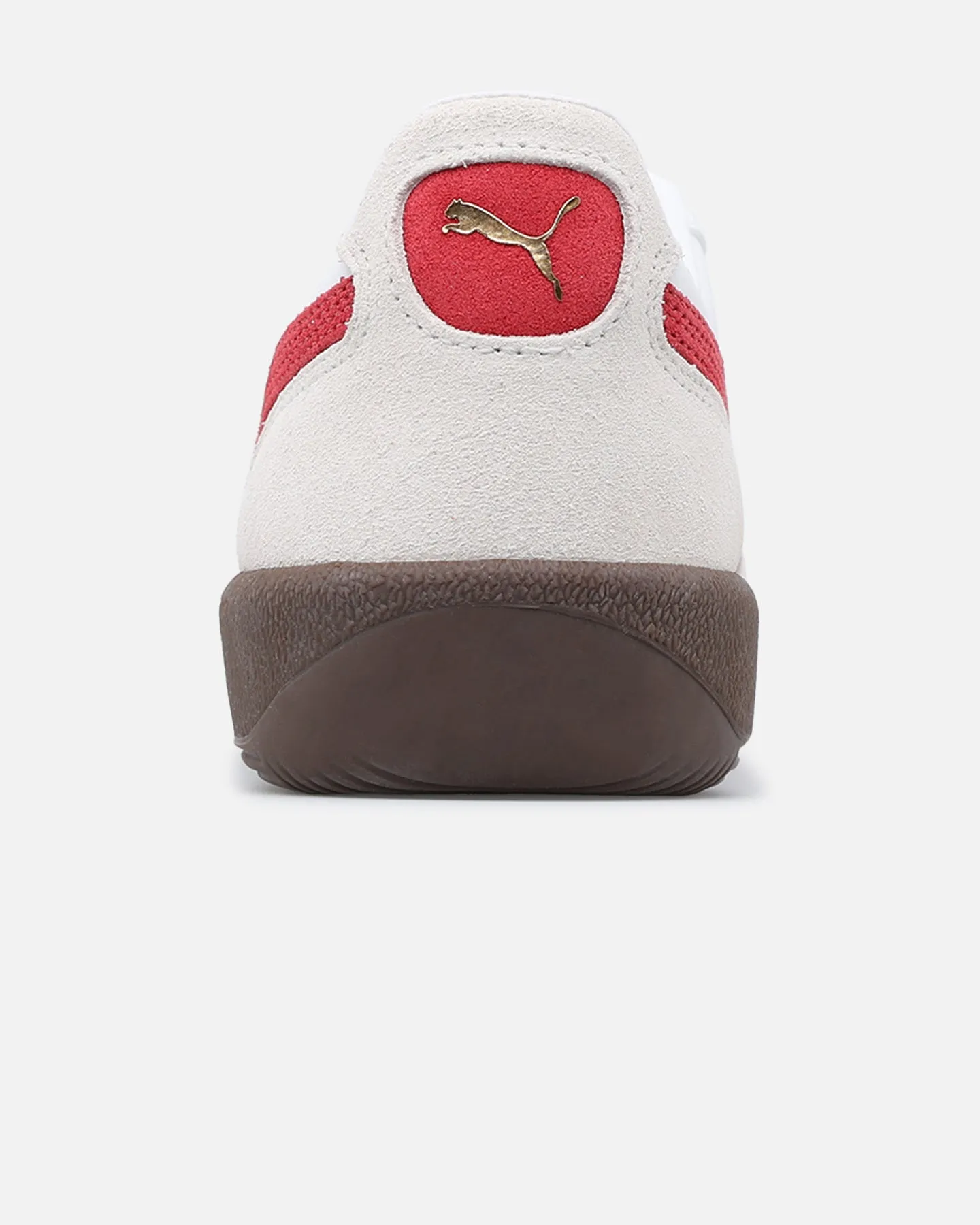 Puma white/red leather sneakers