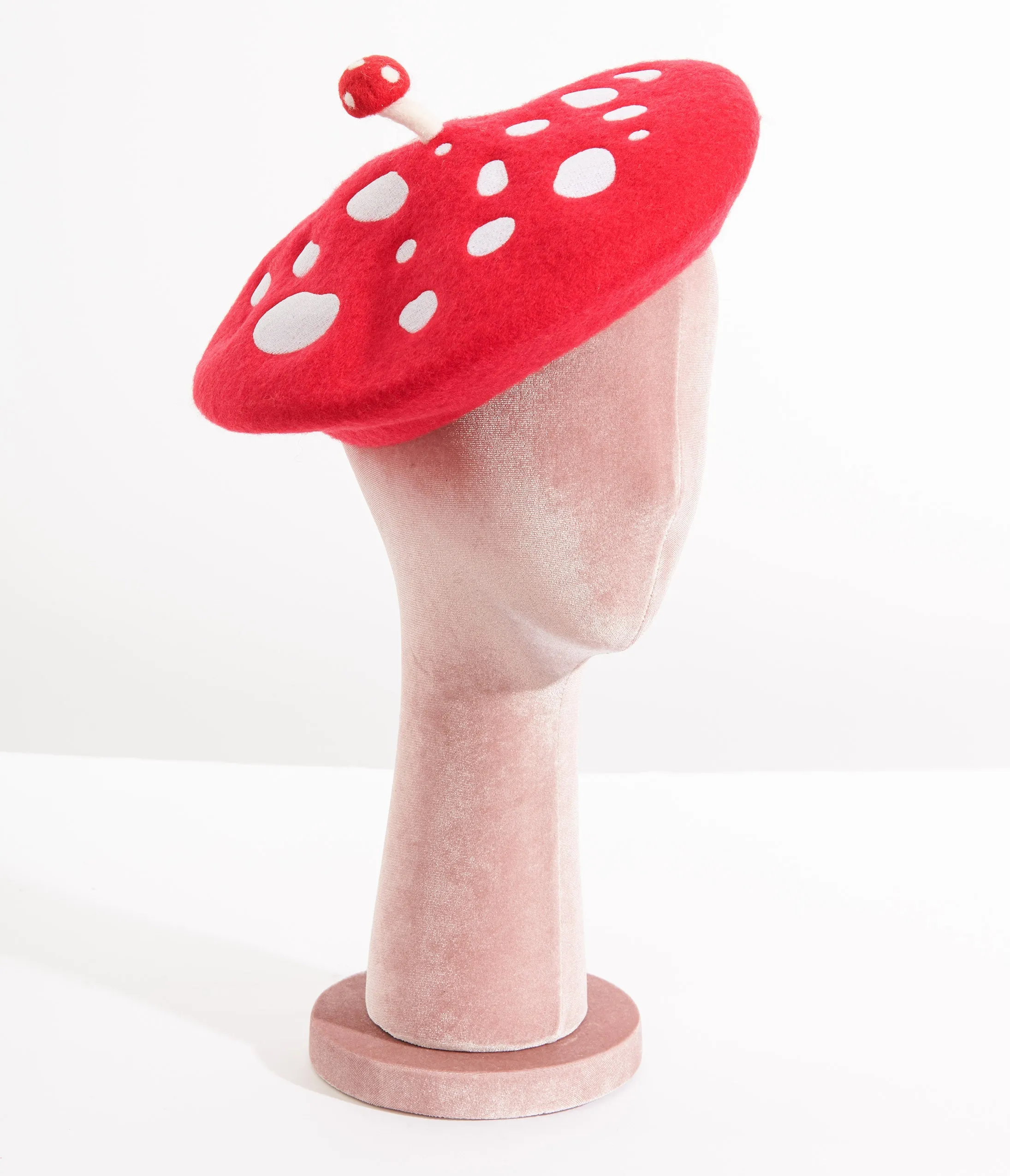 Red and White Mushroom Beret for Sale - Find the Perfect Mushroom Beret at a Great Price