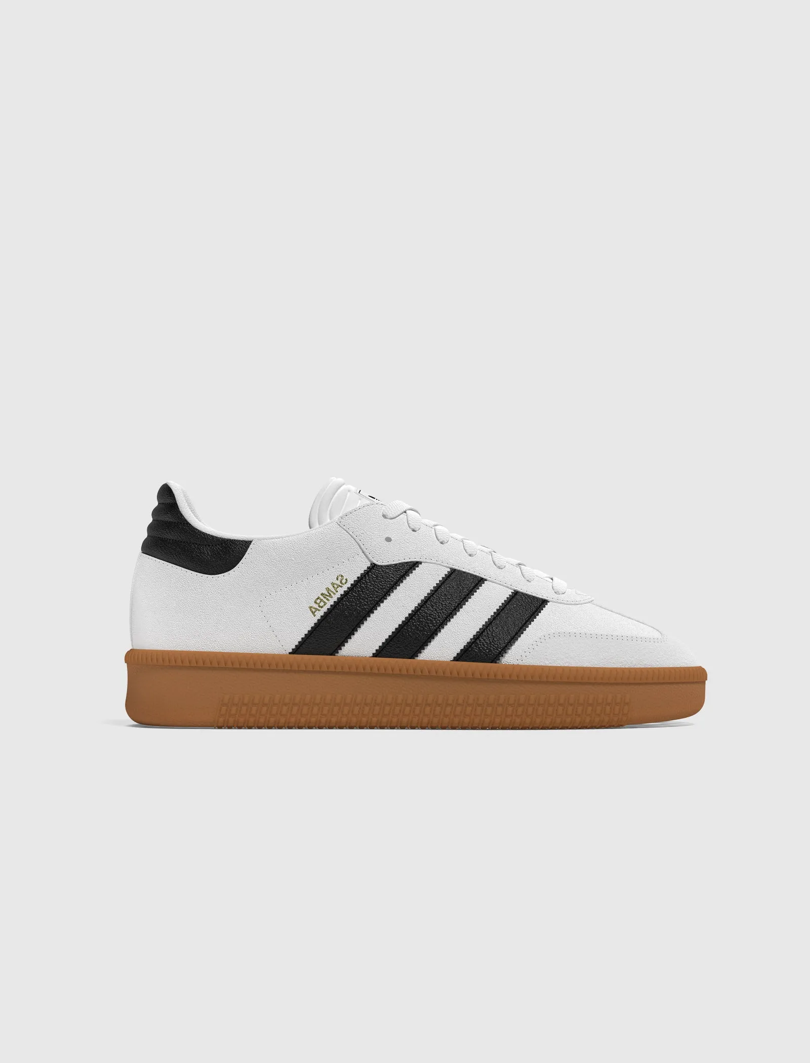 samba xlg white black sneakers