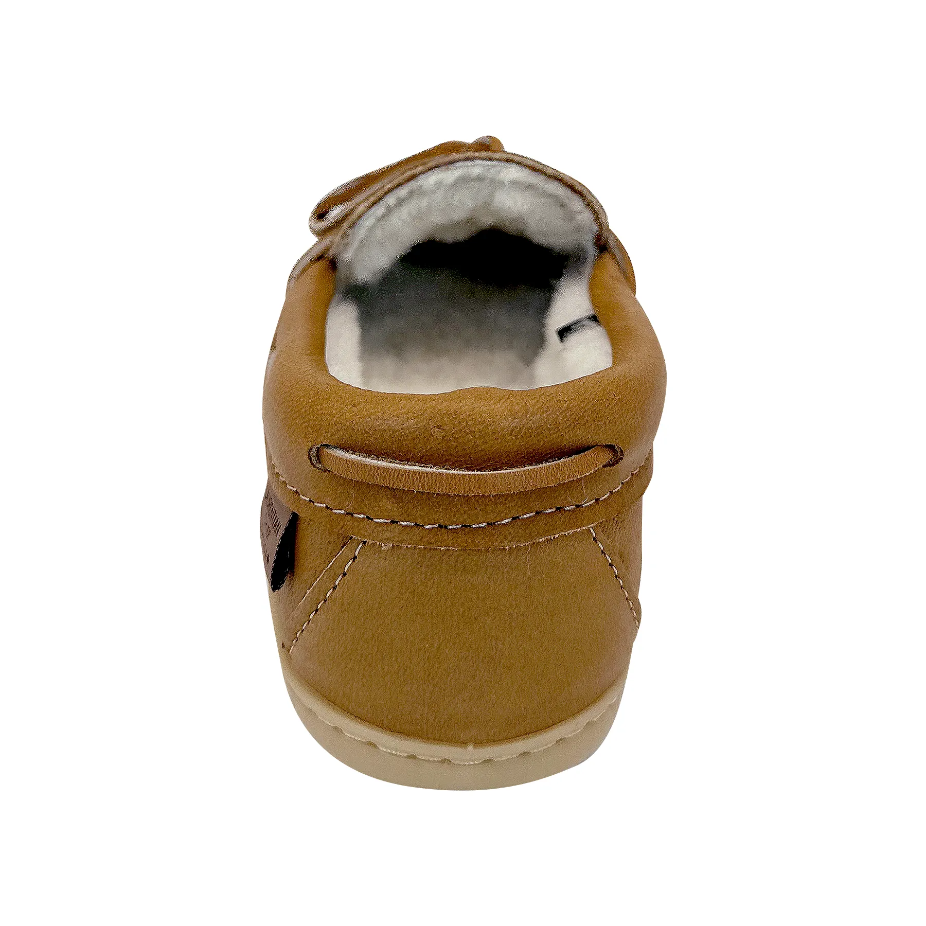 Sheepskin Lined Leather Moccasins for Women