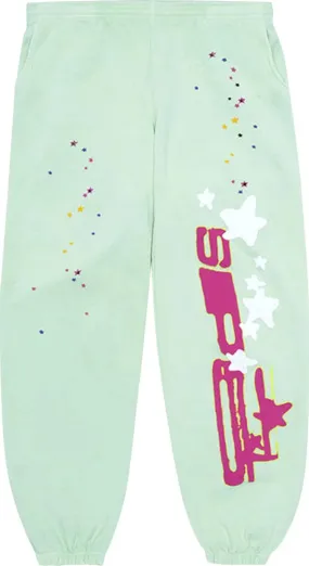 Spider Mint Sweatpants