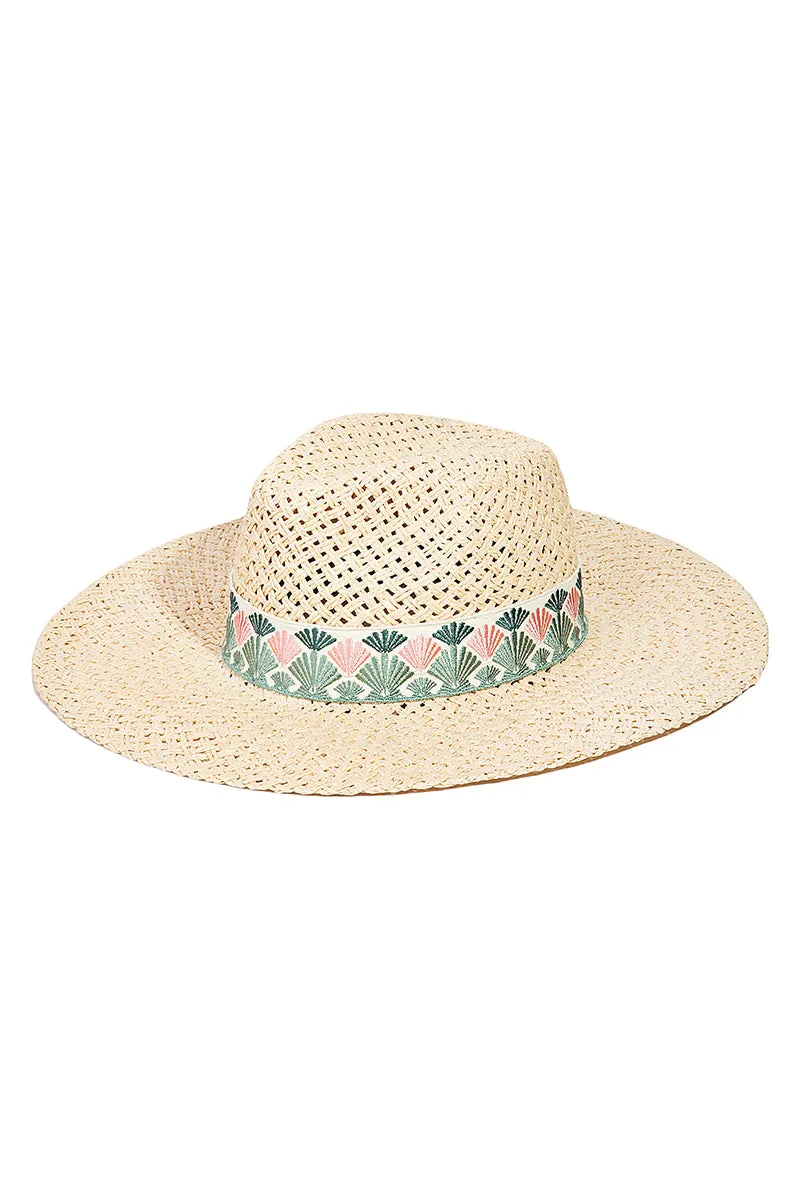 Sun Hat with Mermaid Design