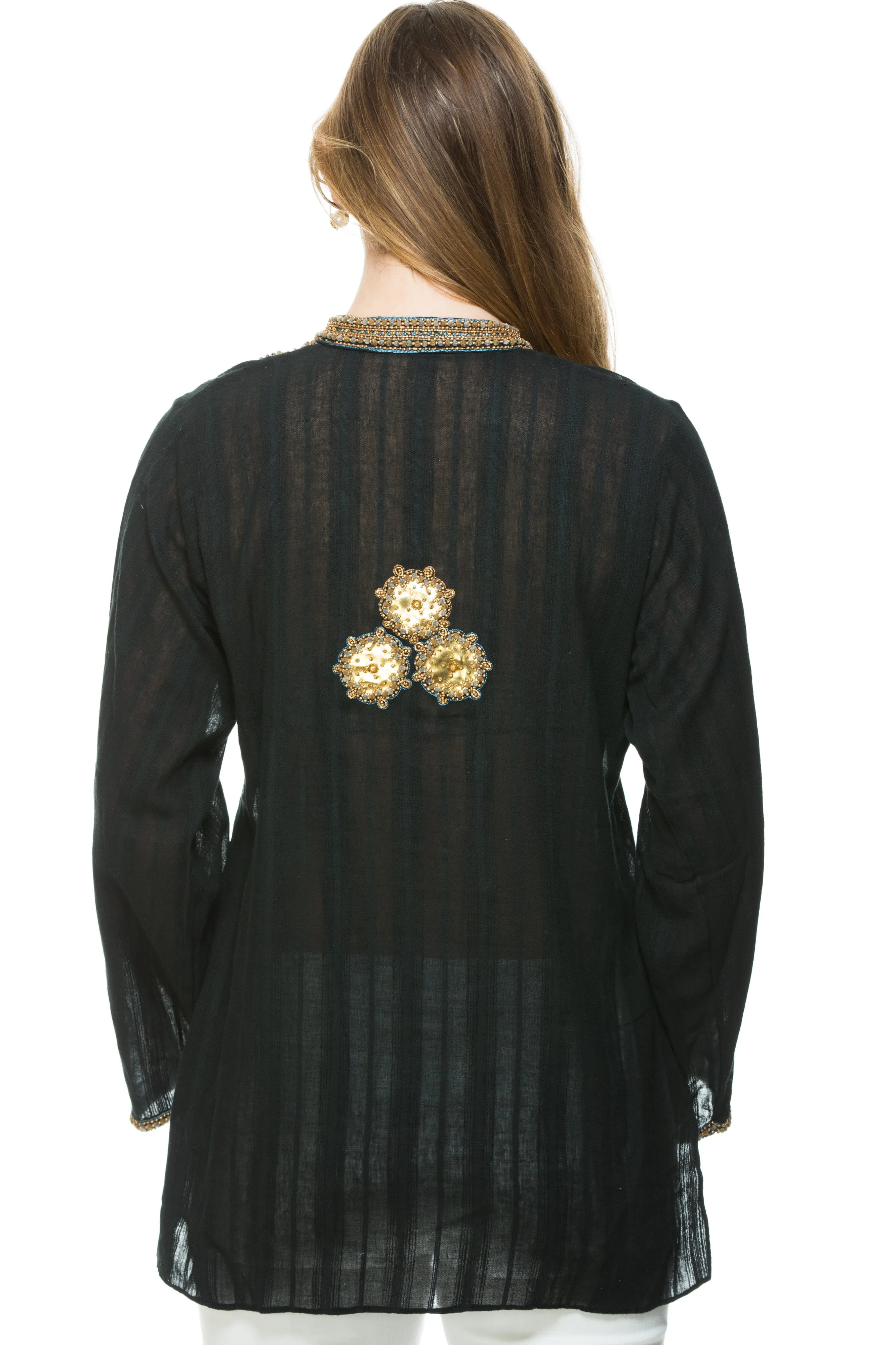 Taj Tunic: Vibrant Colored Tunic with Exquisite Design and Comfortable Fit.