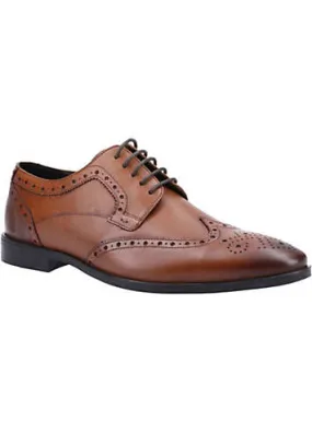 Tan Elliot Brogue Shoes by Hush Puppies | Look Again