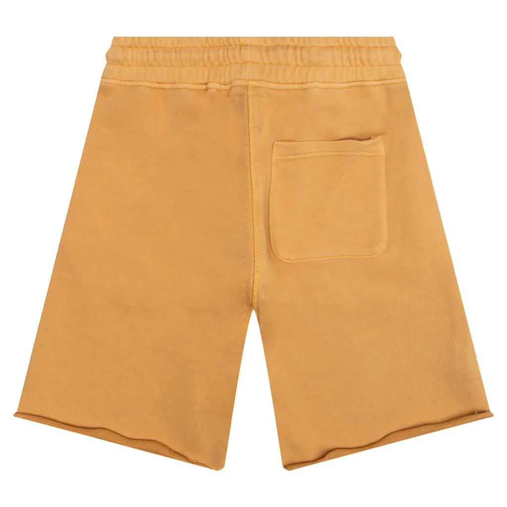 Tan Heart Logo Sweatshort.