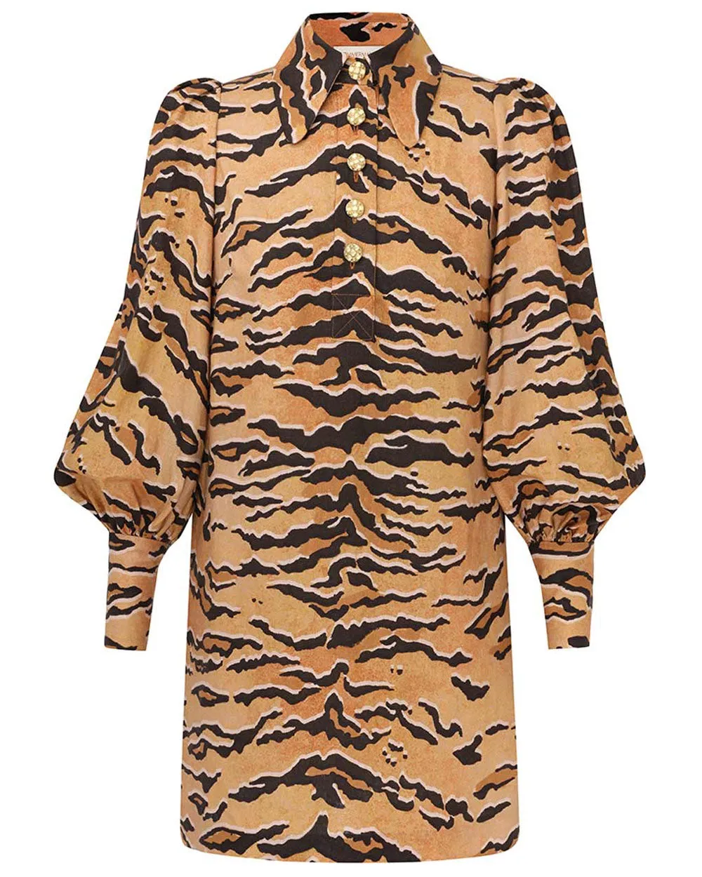 Tan Tiger Matchmaker Tunic Dress - Buy Online Now