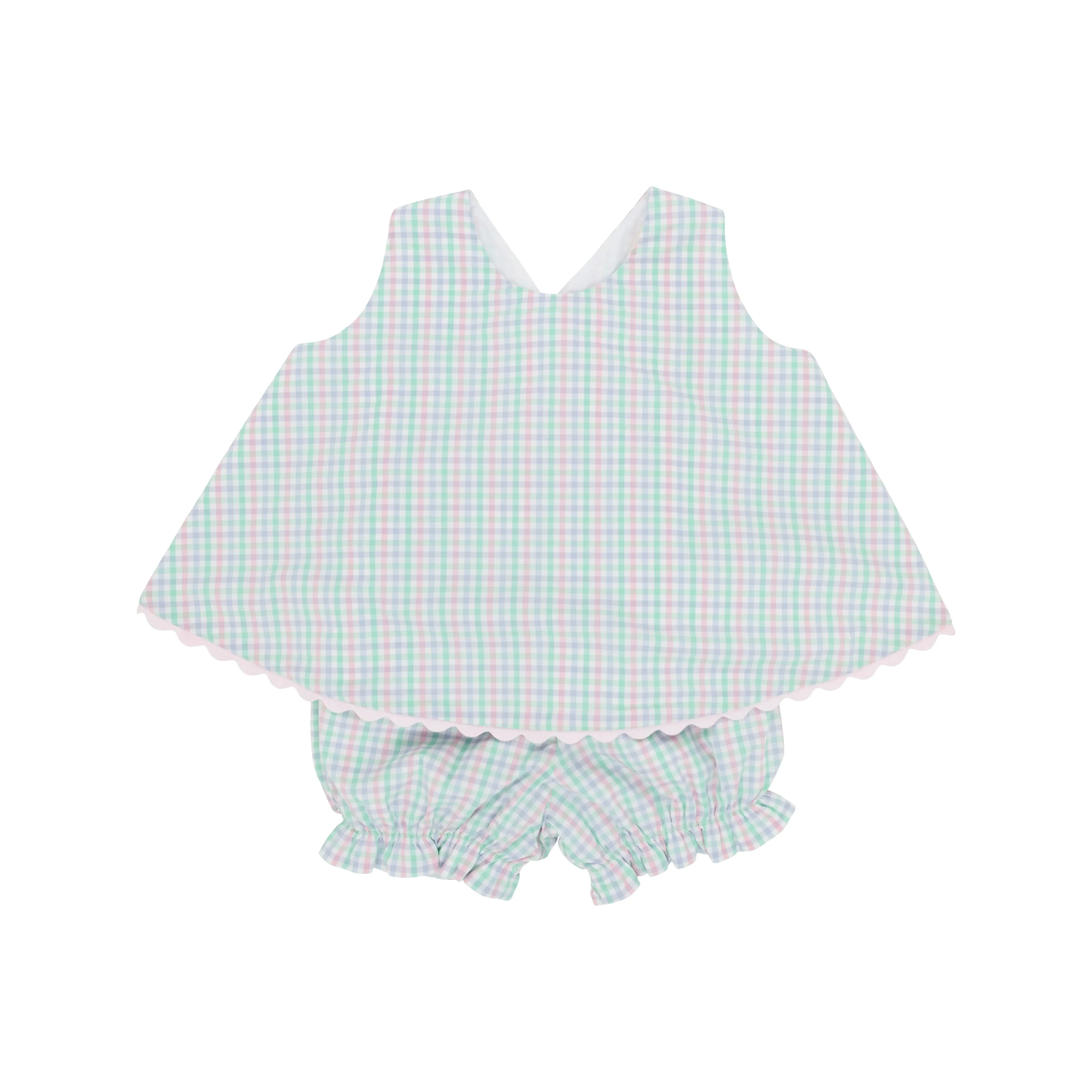 The Beaufort Bonnet Company - Sir Proper's Preppy Plaid Susanne Swing Top Set - Ric Rac