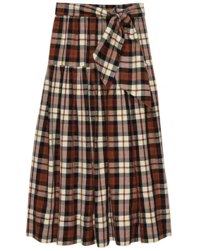 The Highland Skirt in Mill Plaid