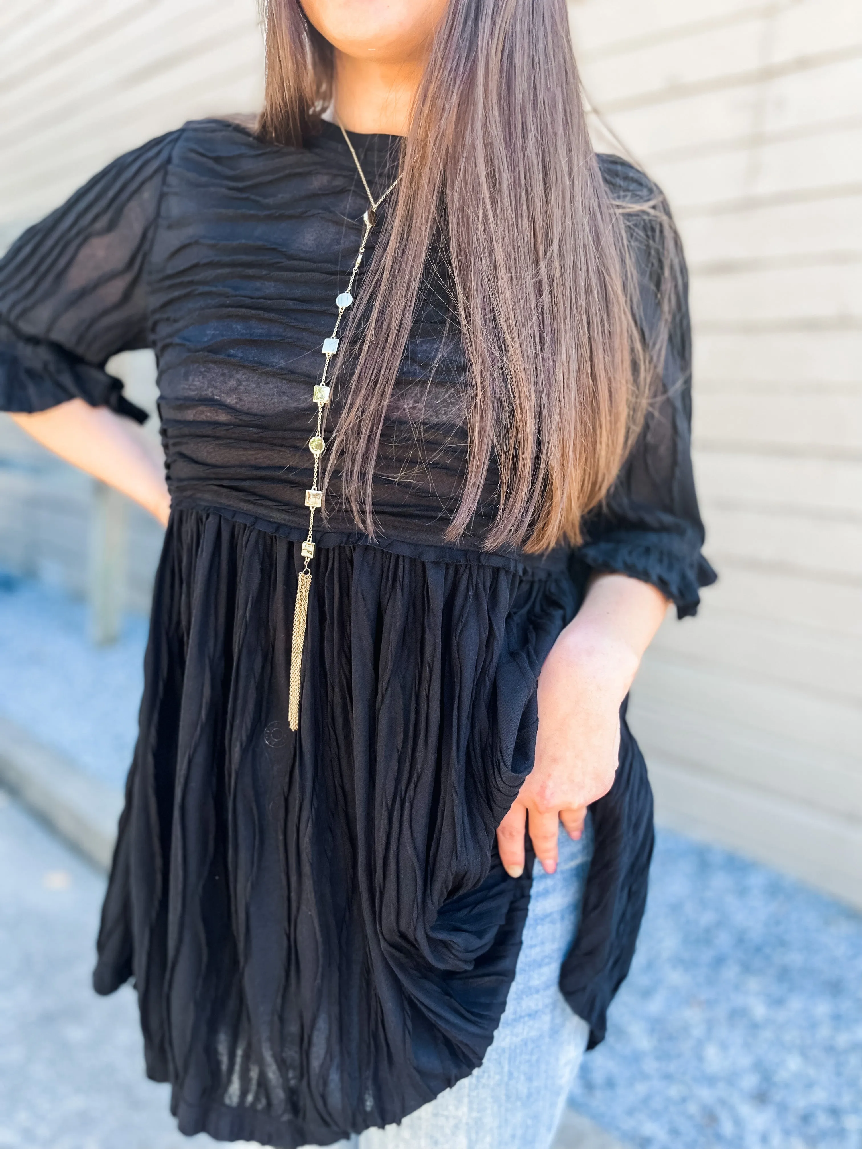 Thoughtful Pancake Blouse.