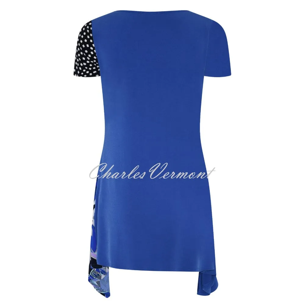 Tia Tunic Top - Style 74833-7836-65 (Cornflower Blue / Multi)