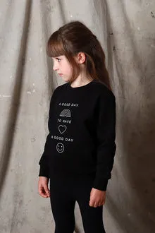 Tiny Tribe Good Day Sweat Top - Size 7 year - Last Size