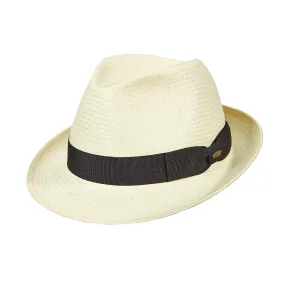 Toyo Straw Fedora Hat by Scala