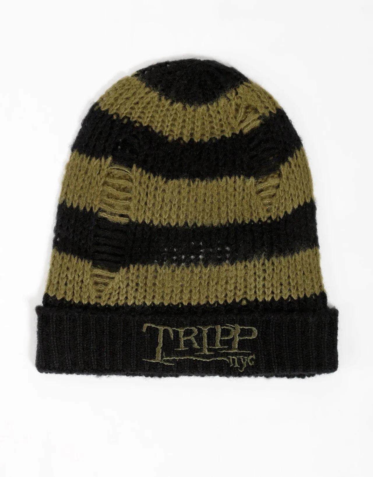 Tripp striped caps.