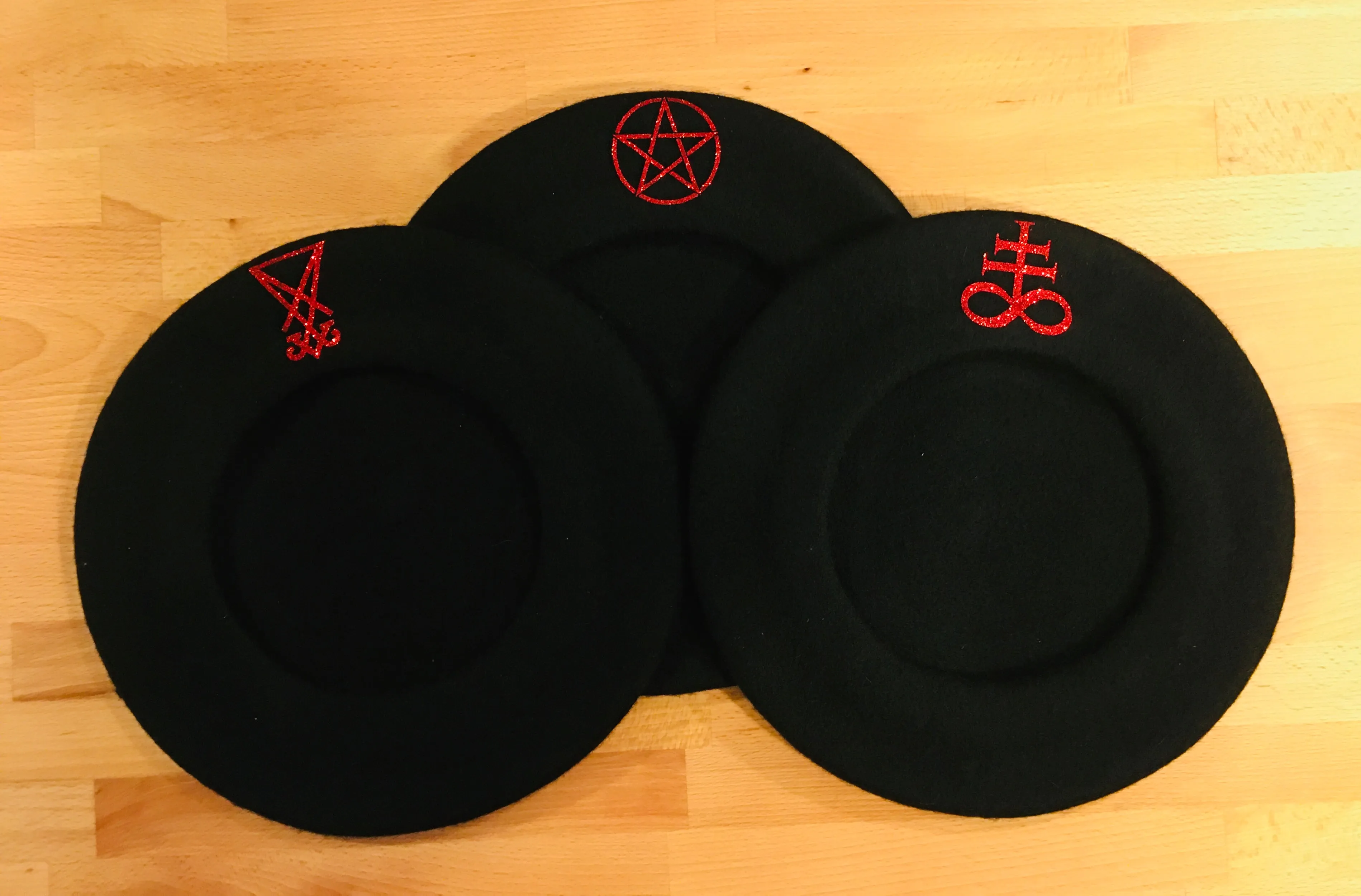 Vegan Beret - Occult Symbols