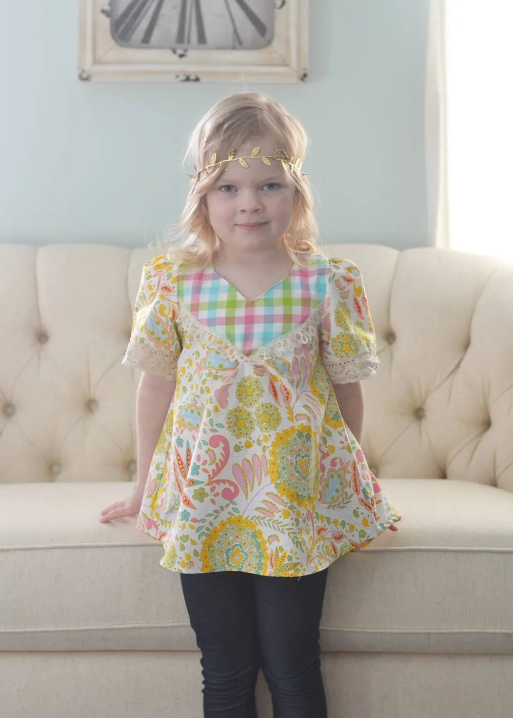 Wanderer Tunic Pattern for Kids, Sizes 2T-14 years.