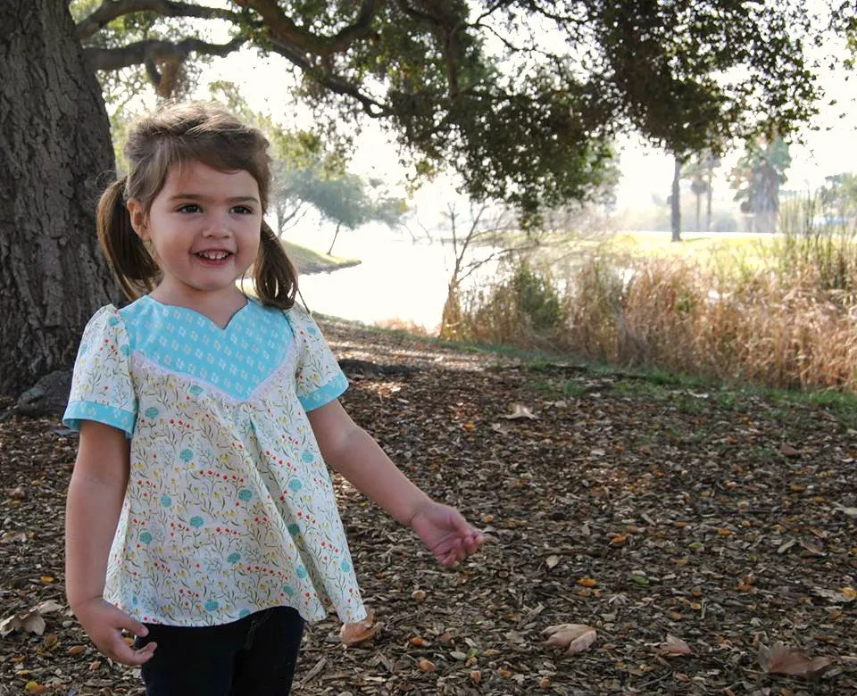 Wanderer Tunic Pattern for Kids, Sizes 2T-14 years.