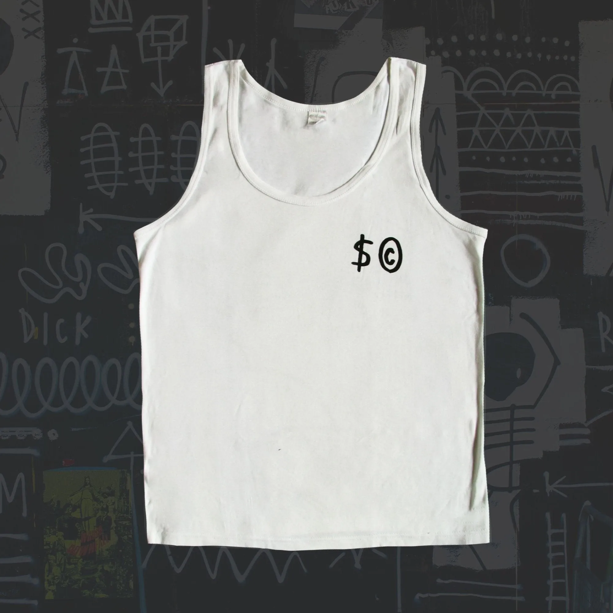 Wearable Art - White Vest XL/L