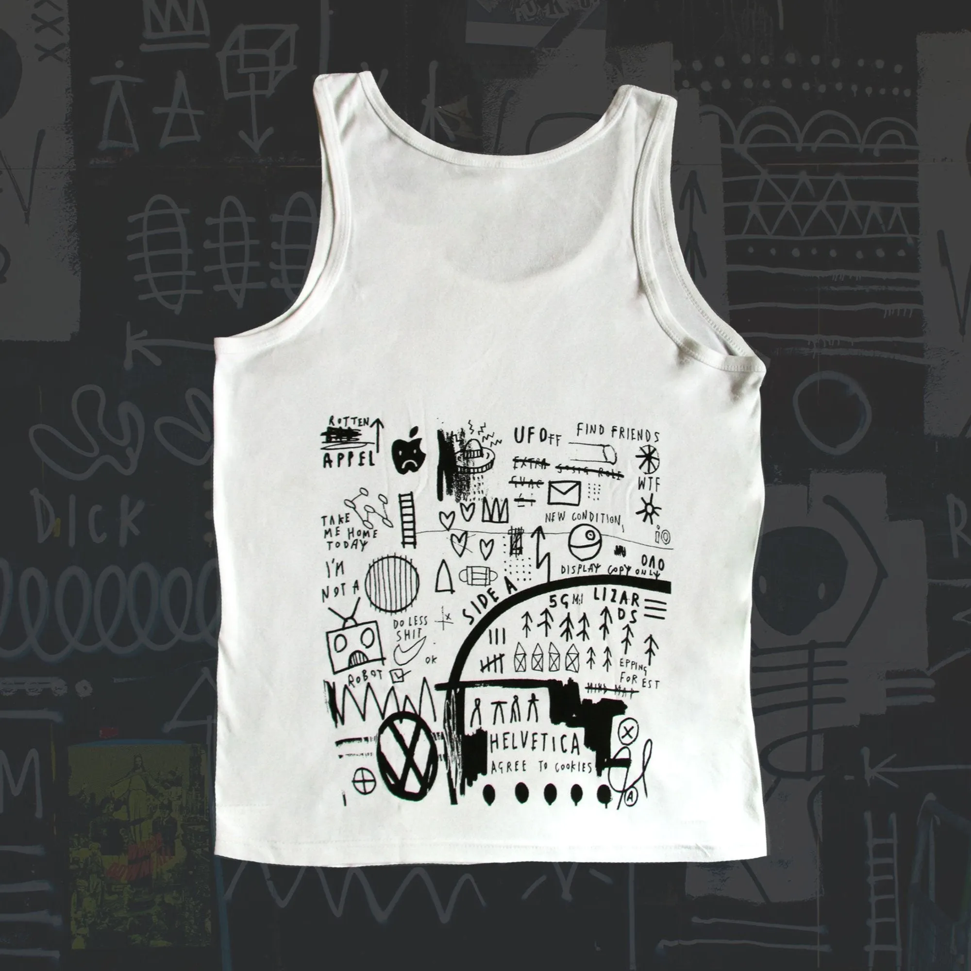 Wearable Art - White Vest XL/L