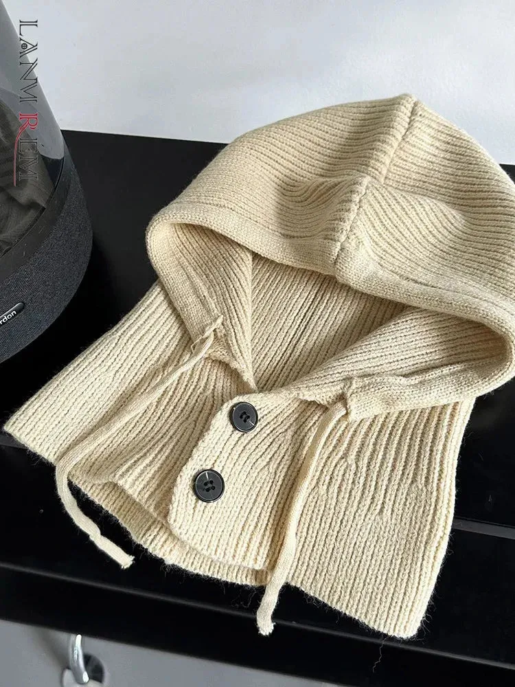 Winter Outdoor Warm Drawstring Hats - Knitted hats for women - 2023 collection