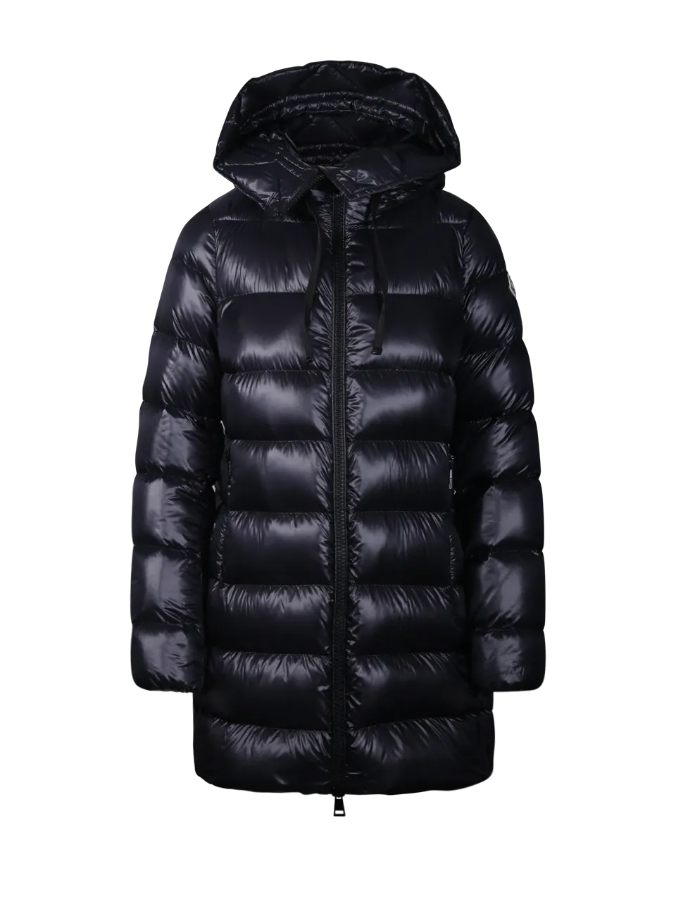 WOMAN MONCLER BLACK POLYAMIDE SUYEN LONG PARKA