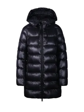 WOMAN MONCLER BLACK POLYAMIDE SUYEN LONG PARKA