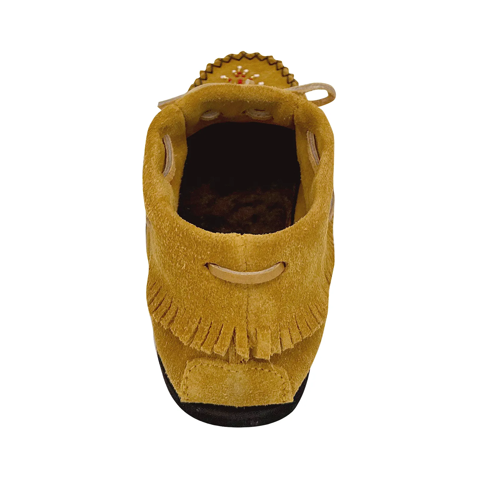 Women's Beaded Fringed Papoose Moccasin Shoes (Limited Edition)