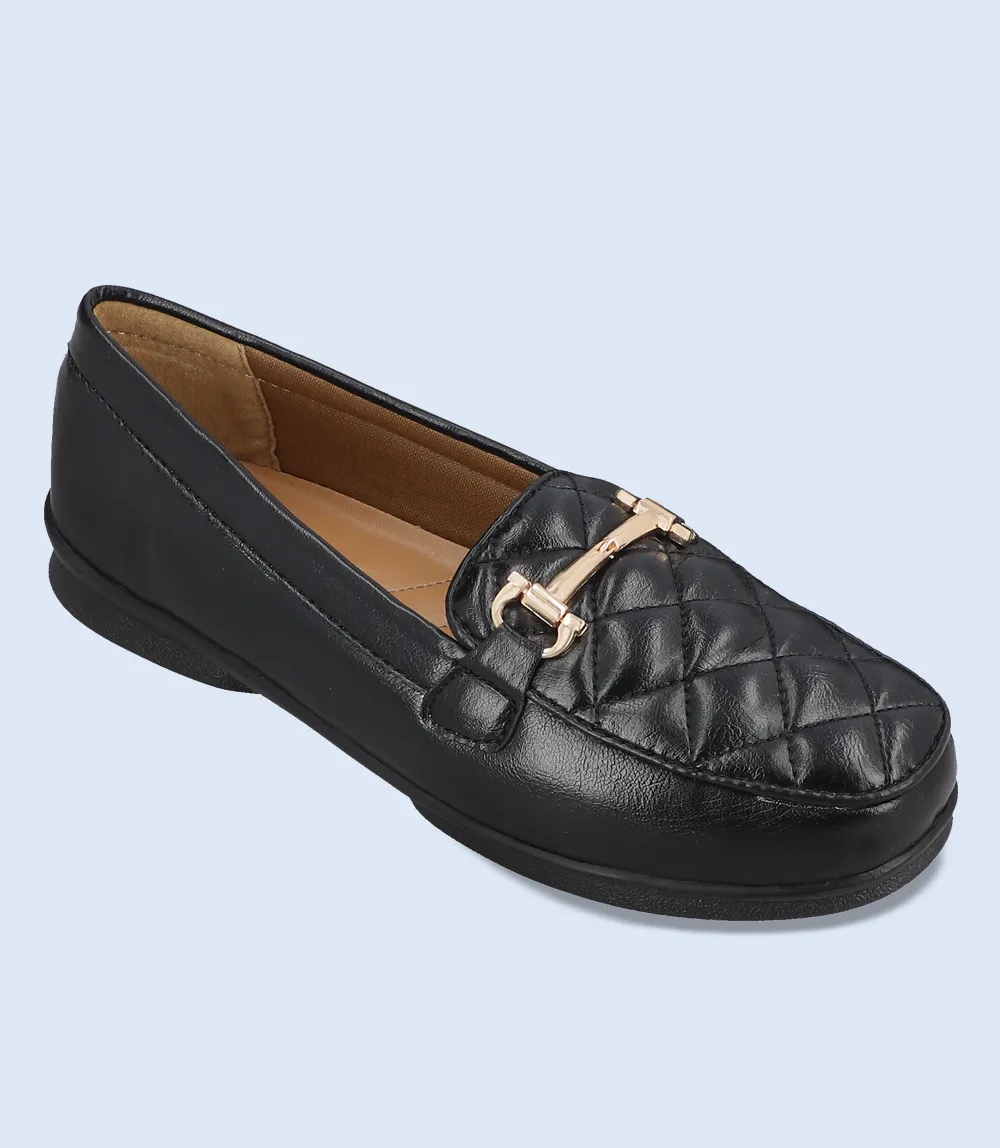 Women's Comfort Moccasins - BW8467 (Black)